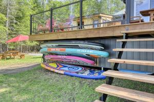 Fotografie z fotogalerie ubytování Spa & Lake Access - Chalet OREV v destinaci Nominingue