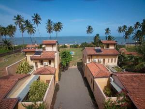 Vista general de Negombo o vistes de la ciutat des de l'hostal o pensió