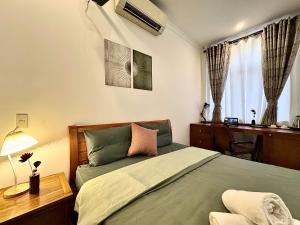 Postel nebo postele na pokoji v ubytování Rù Rì Homestay