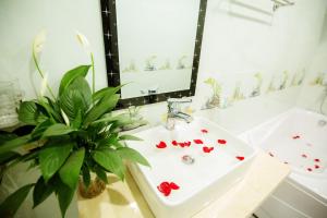 Koupelna v ubytování Hang Múa Lucky House + 186 fotografií