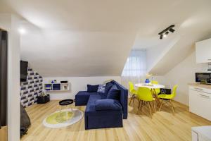 Χώρος καθιστικού στο Deluxe Design Apartman