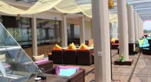 A seating area at The Belagri Hotel and Convention