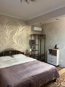 Ένα ή περισσότερα κρεβάτια σε δωμάτιο στο GoldenRose