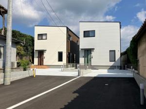 a white building on the side of a street at Building A - Vacation STAY 72692v in Kikuchi