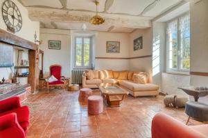 Posezení v ubytování Gite Le Marquès