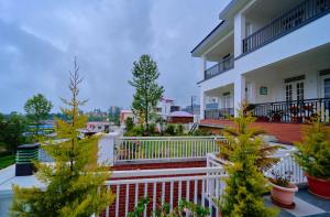 Budova, kde se aparthotel nachází