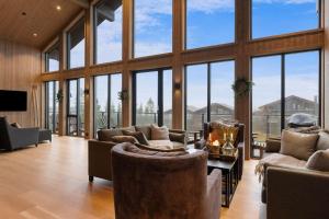 Nespecifikovaný výhled na hory nebo výhled na hory při pohledu z apartmánu