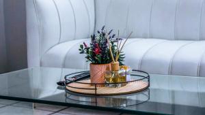 Posezení v ubytování Izimbalizethu BnB