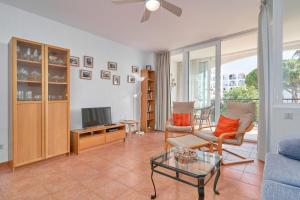 Χώρος καθιστικού στο Carabeo 23- Acceso a la Playa