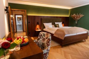 Ένα ή περισσότερα κρεβάτια σε δωμάτιο στο Gasthof Hotel Moser