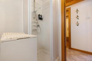 Koupelna v ubytování Fresia Chalet