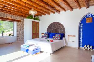 Postel nebo postele na pokoji v ubytování Villa Morna Valley