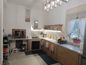 Kuchyň nebo kuchyňský kout v ubytování Villa Luxury Etna House