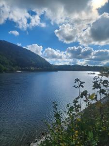 a view of a large body of water at Ferienwohnung an der Bieke in Olsberg