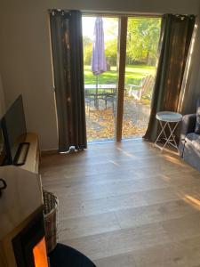 Posezení v ubytování Bungalow zwischen Ostsee und Haff