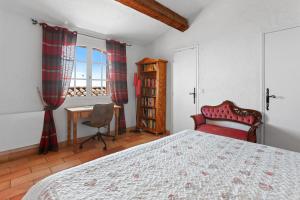 Postel nebo postele na pokoji v ubytování Villa Bellevue Avec Vue Mer