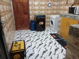 Kuchyň nebo kuchyňský kout v ubytování Metropolitan Manor Apartments