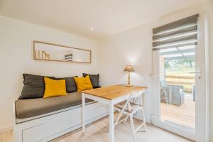 Χώρος καθιστικού στο Petit gîte Sables d' Or 600m plage +12 φωτογραφίες