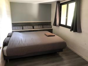 Postel nebo postele na pokoji v ubytování Gite Du Chalet Barnabas Relais