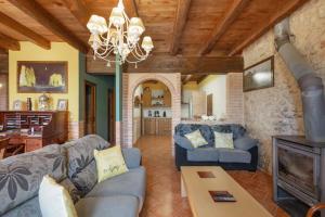 Posezení v ubytování Teruel Alfambra la Deshilla