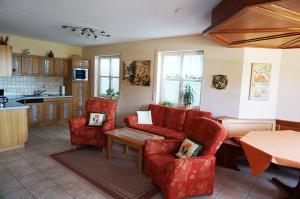 Kuchyň nebo kuchyňský kout v ubytování Ferienwohnung Sonnenschein