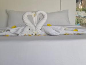 Voodi või voodid majutusasutuse Cozy room A6 toas