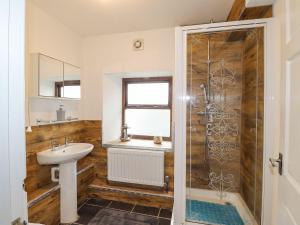 Koupelna v ubytování Clawddcam + 35 fotografií