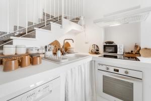 Køkken eller tekøkken på Domu Istella