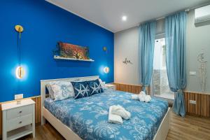 Ένα ή περισσότερα κρεβάτια σε δωμάτιο στο Solemì