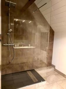 Koupelna v ubytování Gîte Le Bijou et Spa + 5 fotografií