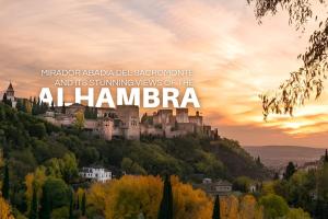 a poster for a movie about alhambra at La Constanza Casa Cueva by ASH in Granada