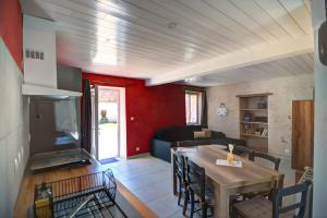 Χώρος καθιστικού στο L'Échappée Belle - Gite Châteaux