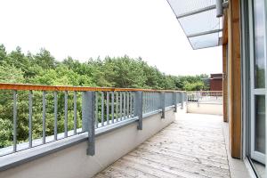 Balkon lub taras w obiekcie Apartamenty Świnoujście - Bałtycka