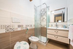 Koupelna v ubytování Villetta Anastasia + 17 fotografií