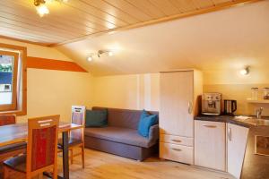 Kuchyň nebo kuchyňský kout v ubytování Appartement Tiefenbrunn