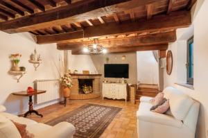 Χώρος καθιστικού στο Podere Settefrati