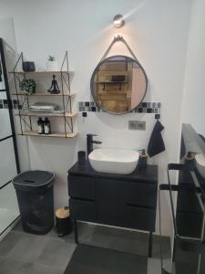 Χώρος καθιστικού στο Le Compostelle