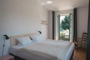 Voodi või voodid majutusasutuse Am Mühlenberg toas