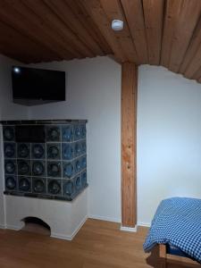 TV a/nebo společenská místnost v ubytování Wohnung Aussicht