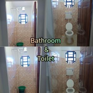 Koupelna v ubytování Samaru Residence