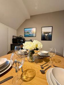 Μια τηλεόραση ή/και κέντρο ψυχαγωγίας στο KO 2-Zimmer Apartment 58 qm bis zu 4 Personen