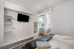 Postel nebo postele na pokoji v ubytování Modern Park Appartement