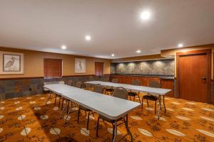 a conference room with tables and chairs in it at Lloyd Hotel Astoria Bayfront, an Ascend Collection Hotel in Astoria, Oregon +47 photos
