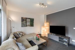 TV a/nebo společenská místnost v ubytování Heike