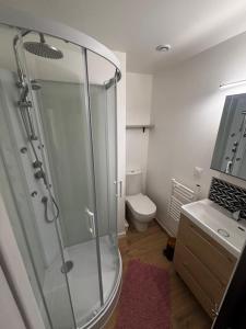 Ένα μπάνιο στο Auberge Maillebois studio