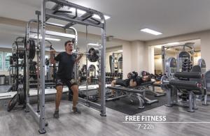 Fitness centrum a/nebo fitness zařízení v ubytování Wellness Hotel Step - Czech Leading Hotels