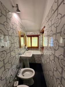 Koupelna v ubytování Trilocale Einaudi Bardonecchia