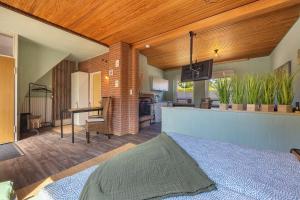 Nhà bếp/bếp nhỏ tại Ferienwohnung-Zentral