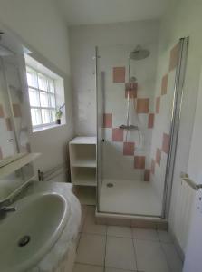 Koupelna v ubytování Domaine De L'olympe