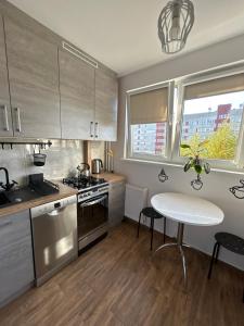 Kuchyň nebo kuchyňský kout v ubytování Sunny